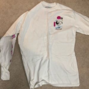 Riot society white long sleeve shirt